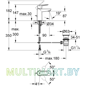 Смеситель Grohe BauEdge (23328000) картинка 2